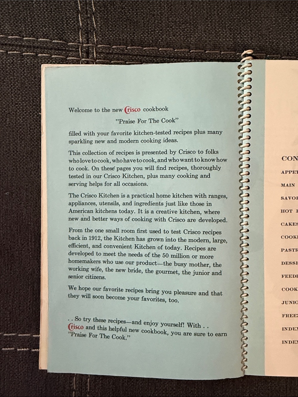 Vintage 1959 Crisco Praise for the Cook Cookbook - Picture 4 of 8